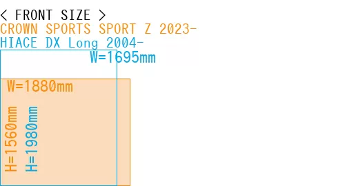 #CROWN SPORTS SPORT Z 2023- + HIACE DX Long 2004-